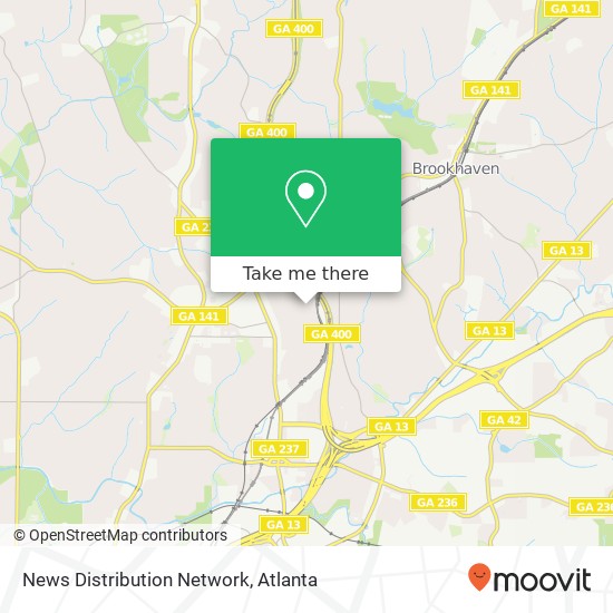 News Distribution Network map