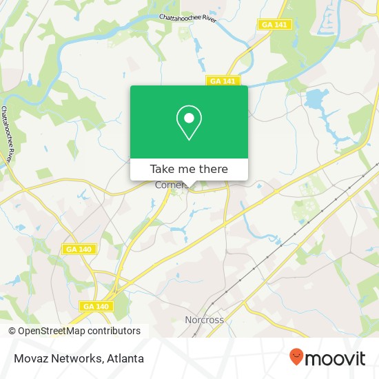 Mapa de Movaz Networks