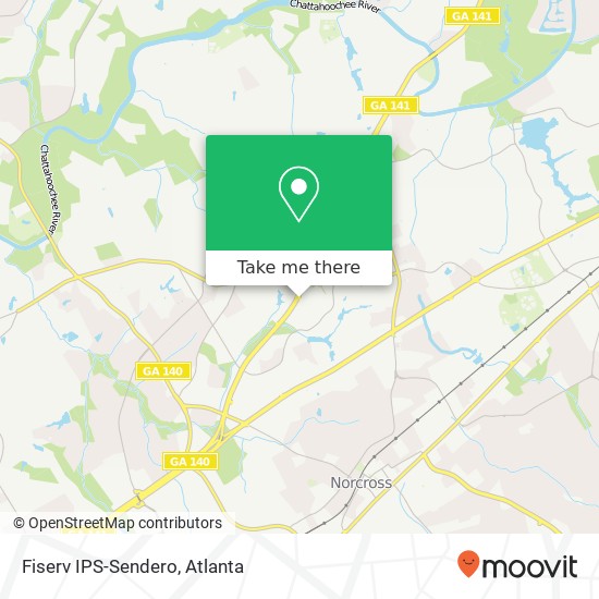 Mapa de Fiserv IPS-Sendero