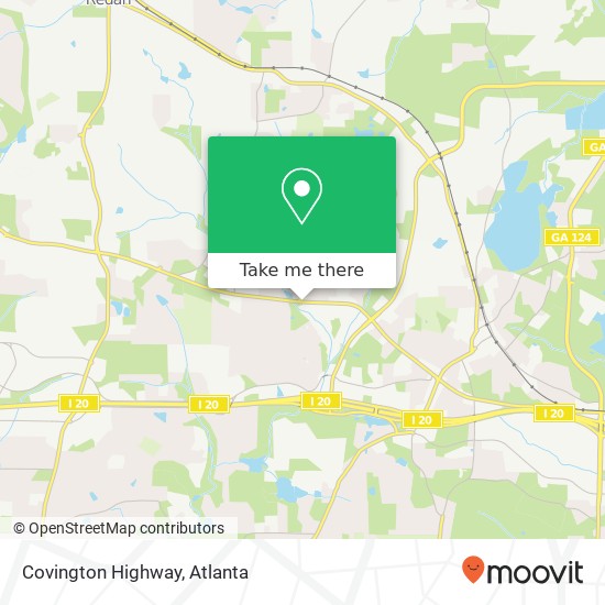 Covington Highway map