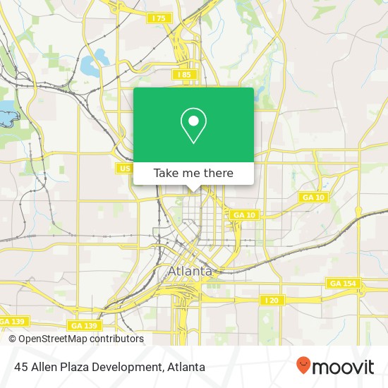 45 Allen Plaza Development map