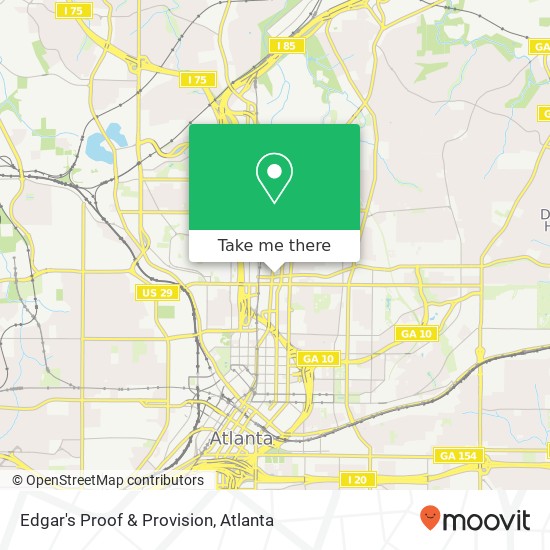 Edgar's Proof & Provision, 659 Peachtree St NE Atlanta, GA 30308 map