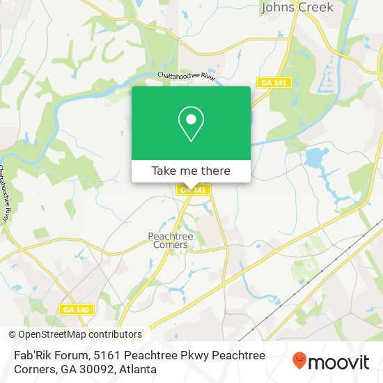 Fab'Rik Forum, 5161 Peachtree Pkwy Peachtree Corners, GA 30092 map