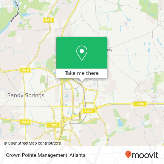 Mapa de Crown Pointe Management