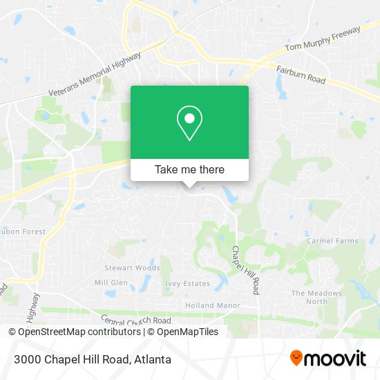 3000 Chapel Hill Road map