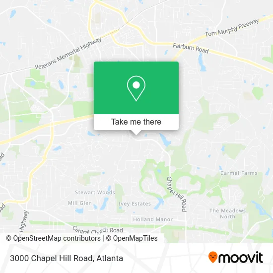 3000 Chapel Hill Road map