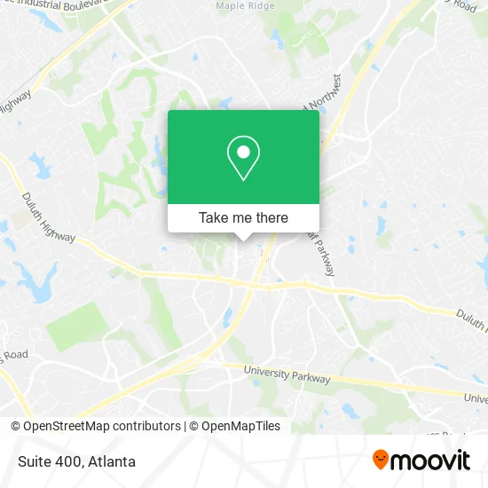 Suite 400 map