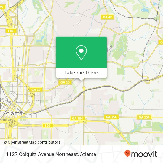 1127 Colquitt Avenue Northeast map