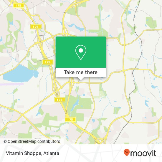 Mapa de Vitamin Shoppe