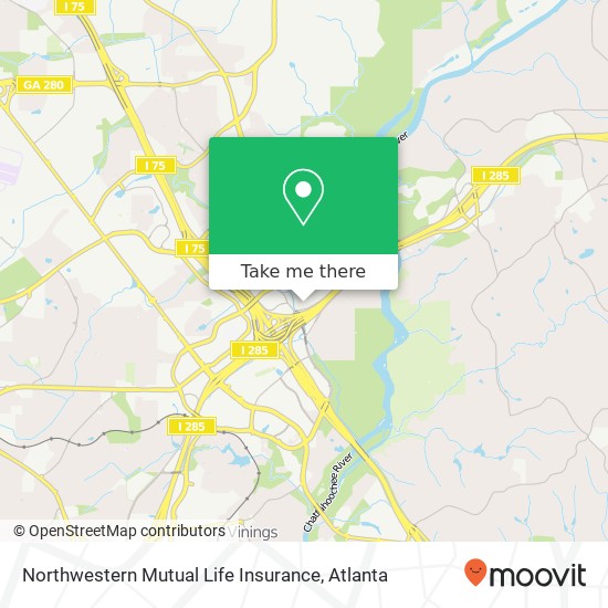 Mapa de Northwestern Mutual Life Insurance