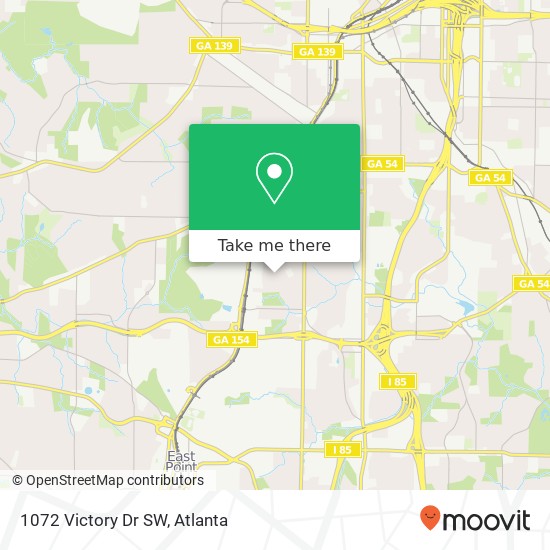 1072 Victory Dr SW map