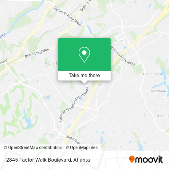 2845 Factor Walk Boulevard map