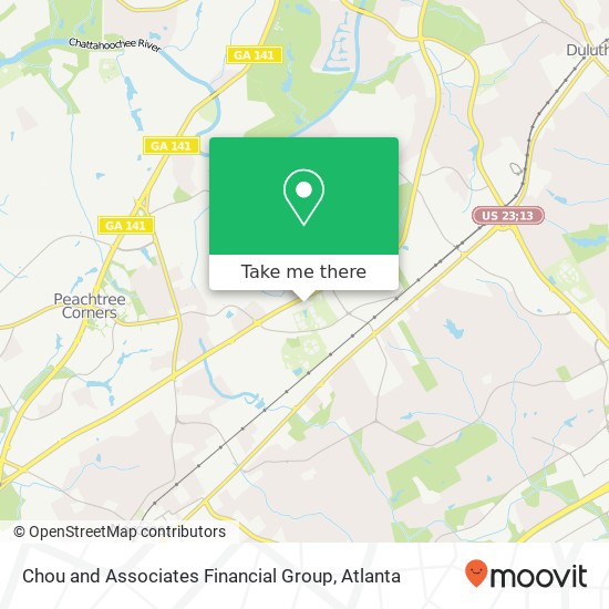 Mapa de Chou and Associates Financial Group