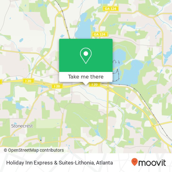 Mapa de Holiday Inn Express & Suites-Lithonia