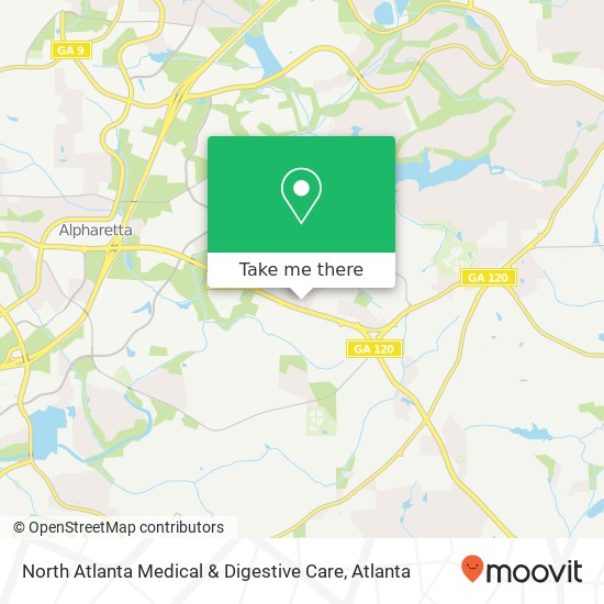 North Atlanta Medical & Digestive Care map