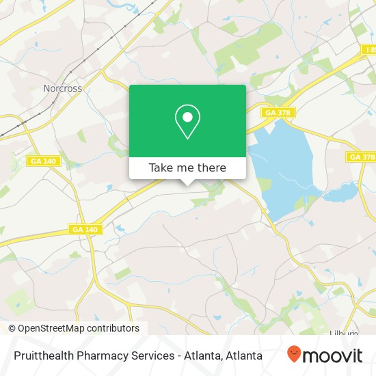 Pruitthealth Pharmacy Services - Atlanta map
