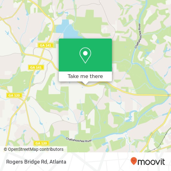 Mapa de Rogers Bridge Rd