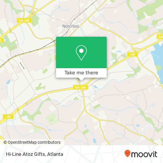 Hi-Line Atoz Gifts map