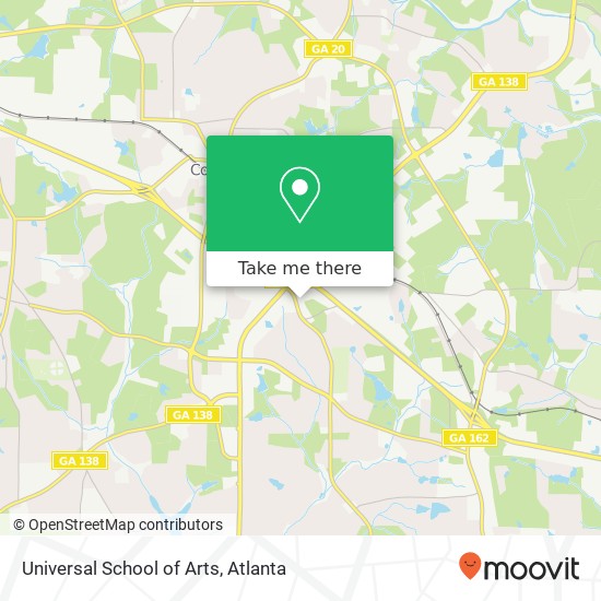 Mapa de Universal School of Arts