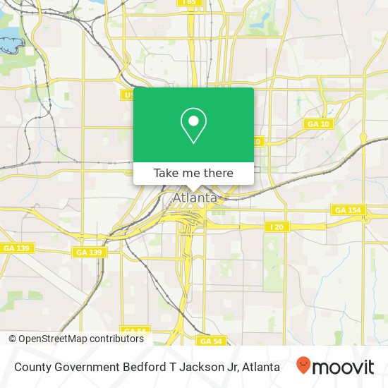 County Government Bedford T Jackson Jr map