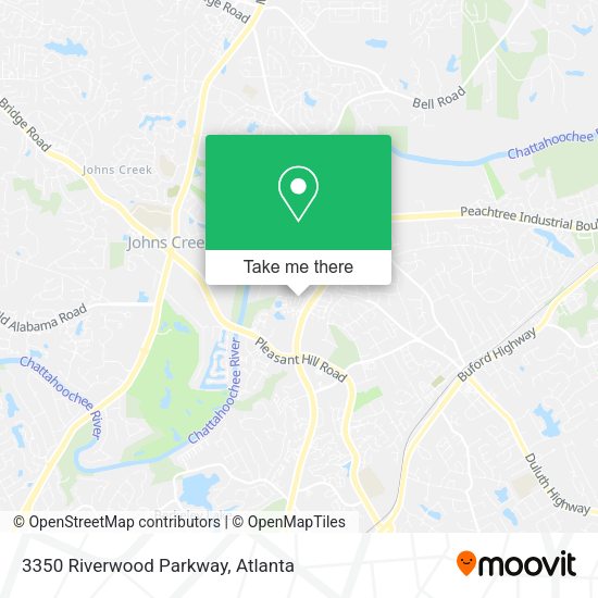 Mapa de 3350 Riverwood Parkway