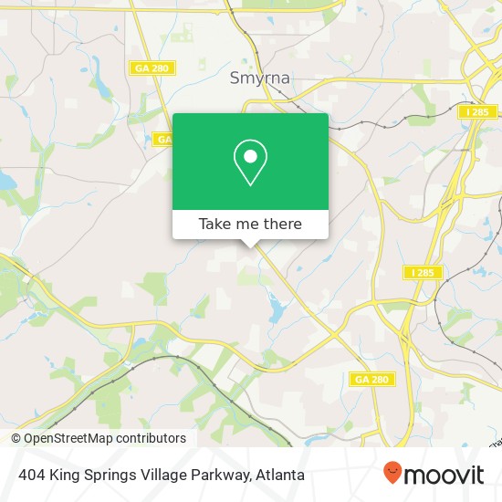 404 King Springs Village Parkway map