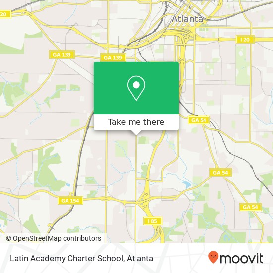 Latin Academy Charter School map