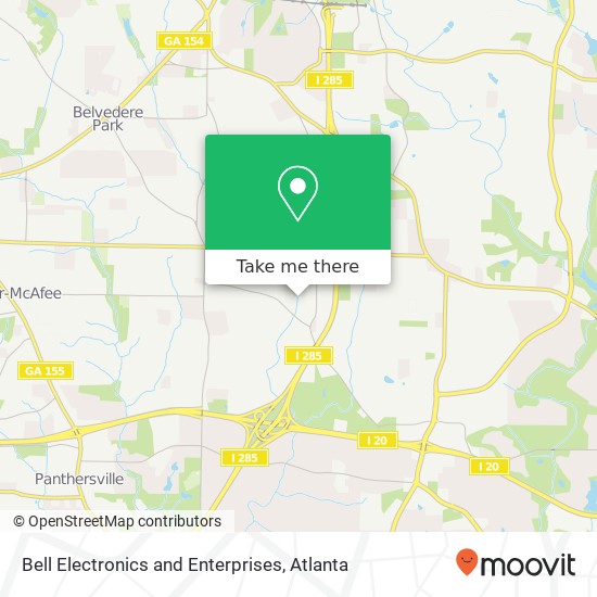 Bell Electronics and Enterprises map