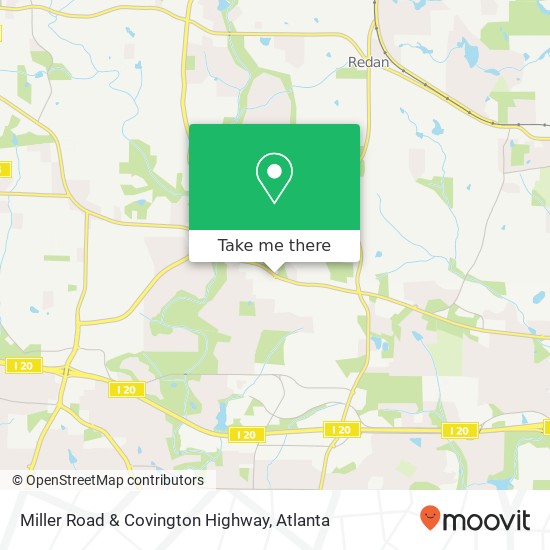 Miller Road & Covington Highway map