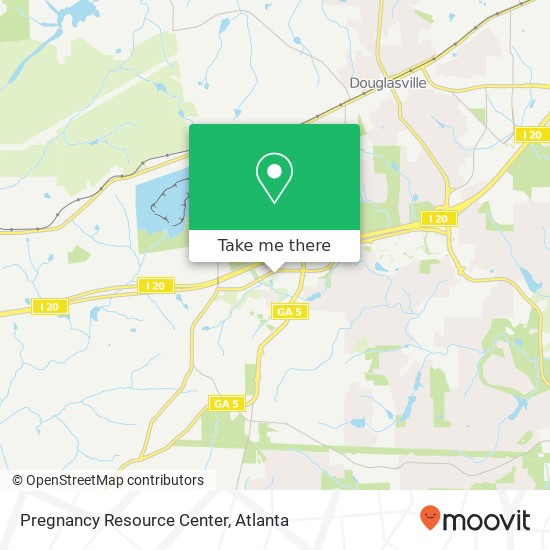 Mapa de Pregnancy Resource Center