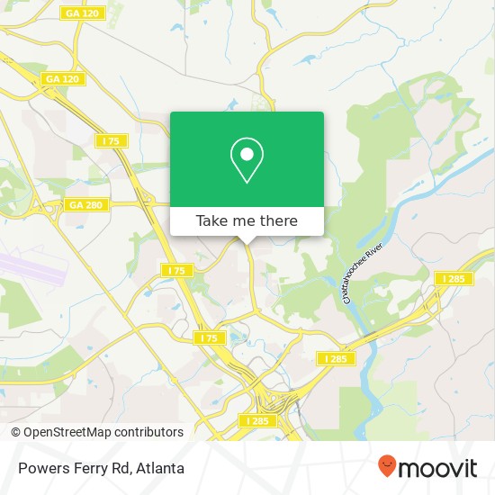 Mapa de Powers Ferry Rd