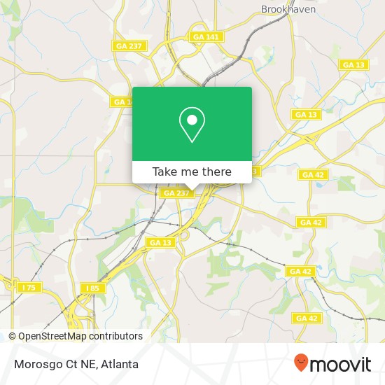 Morosgo Ct NE map