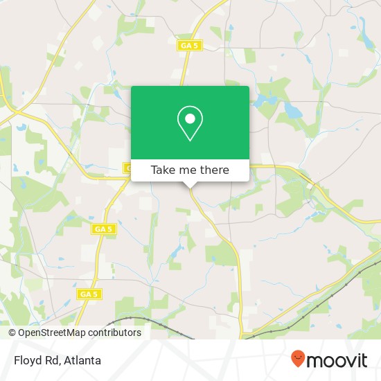 Floyd Rd map