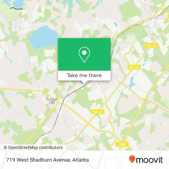 Mapa de 719 West Shadburn Avenue