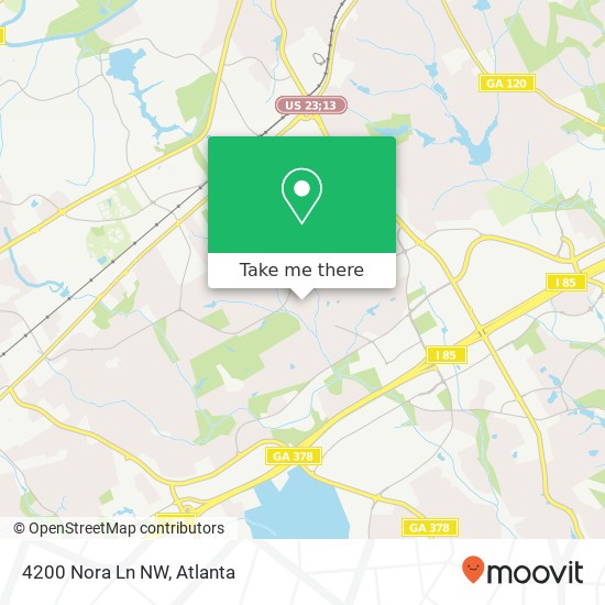 Mapa de 4200 Nora Ln NW