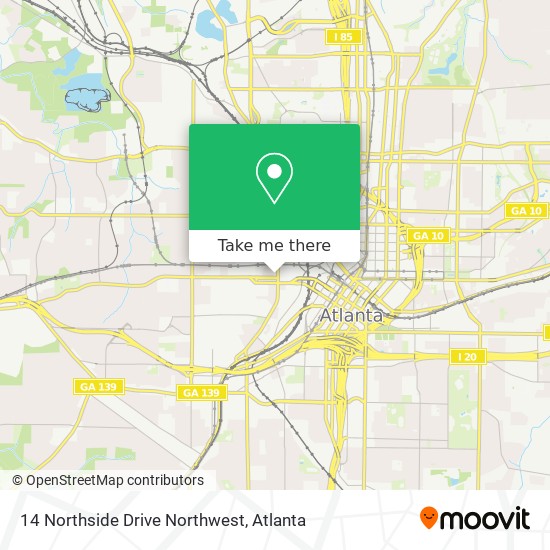 14 Northside Drive Northwest map