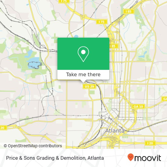 Mapa de Price & Sons Grading & Demolition