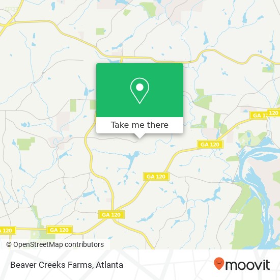 Beaver Creeks Farms map