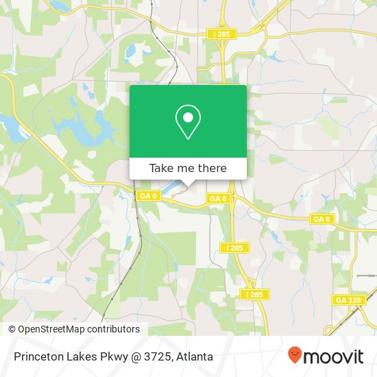 Mapa de Princeton Lakes Pkwy @ 3725