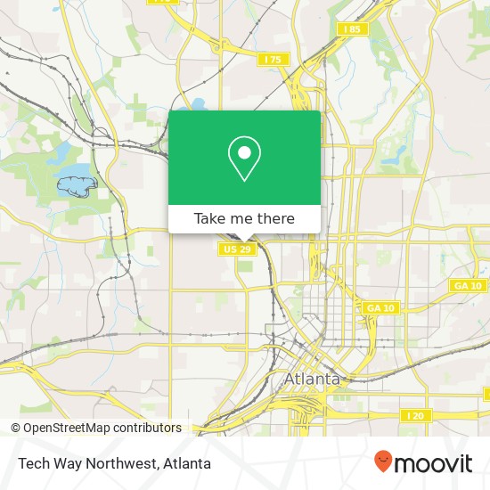 Tech Way Northwest map