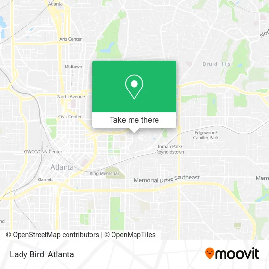 Mapa de Lady Bird