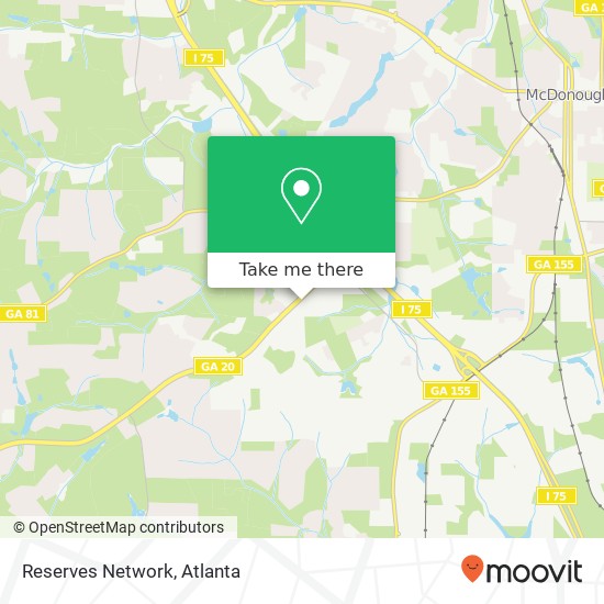 Mapa de Reserves Network