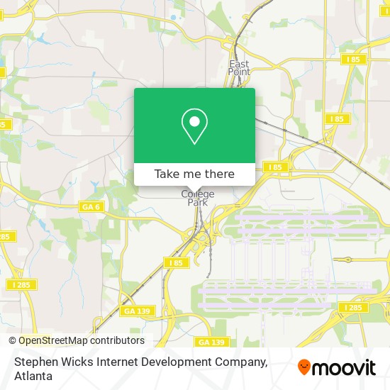 Stephen Wicks Internet Development Company map