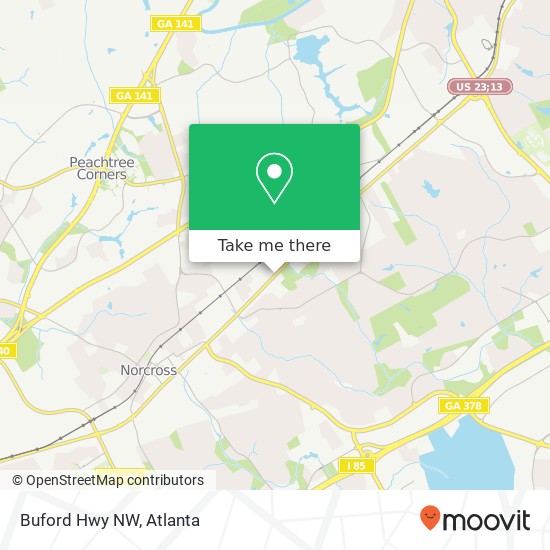 Mapa de Buford Hwy NW