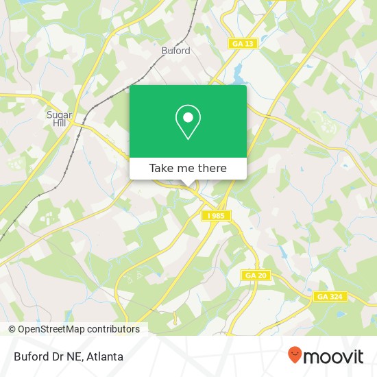 Buford Dr NE map
