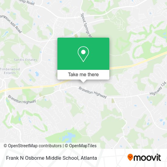 Frank N Osborne Middle School map