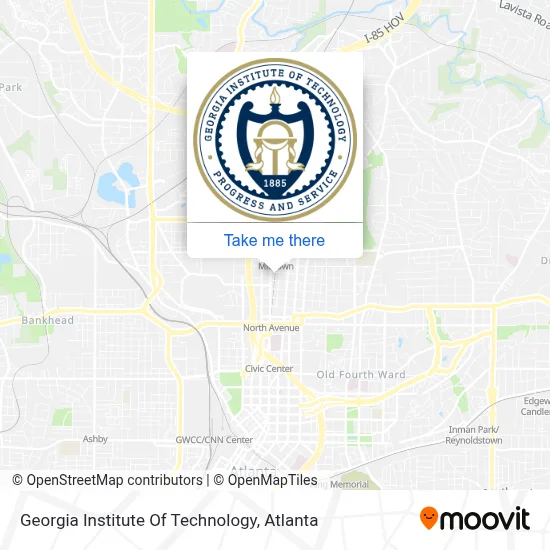 Georgia Institute Of Technology map