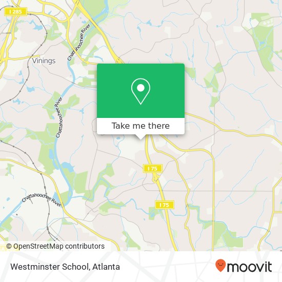 Mapa de Westminster School