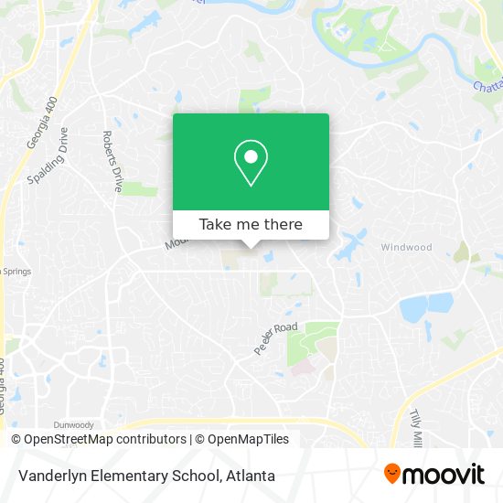 Vanderlyn Elementary School map