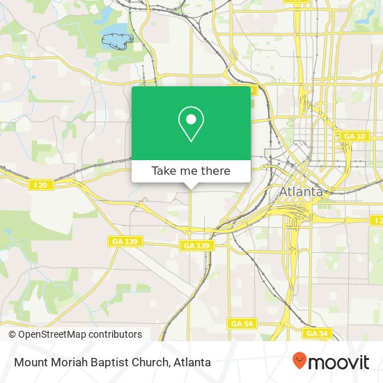 Mount Moriah Baptist Church map